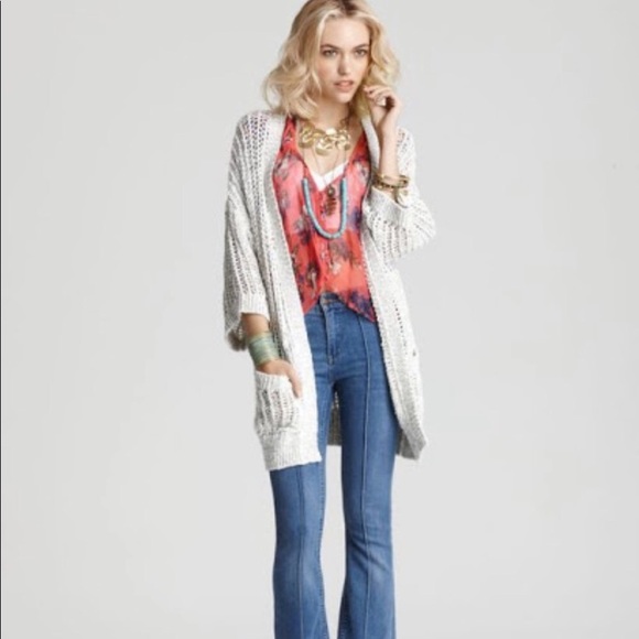Free People Sweaters - Free People Chunky Knit Oversized Cardigan XS